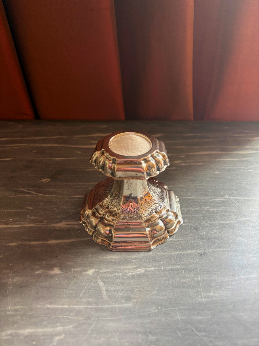 Large Silver Saleron, Augsburg 18th Century