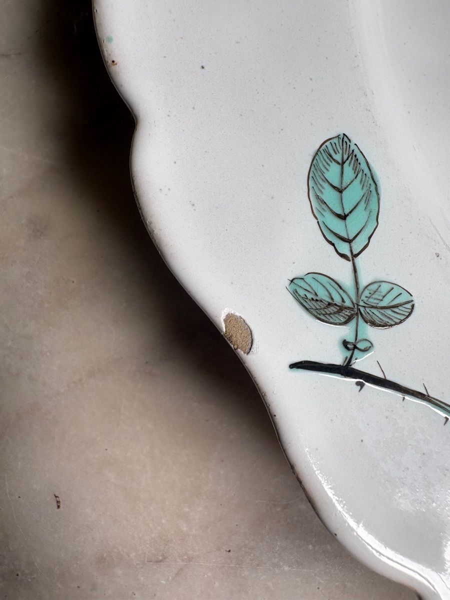 Marseille Earthenware Plate Attributed To The Manufacture Of Honoré Savy-photo-2