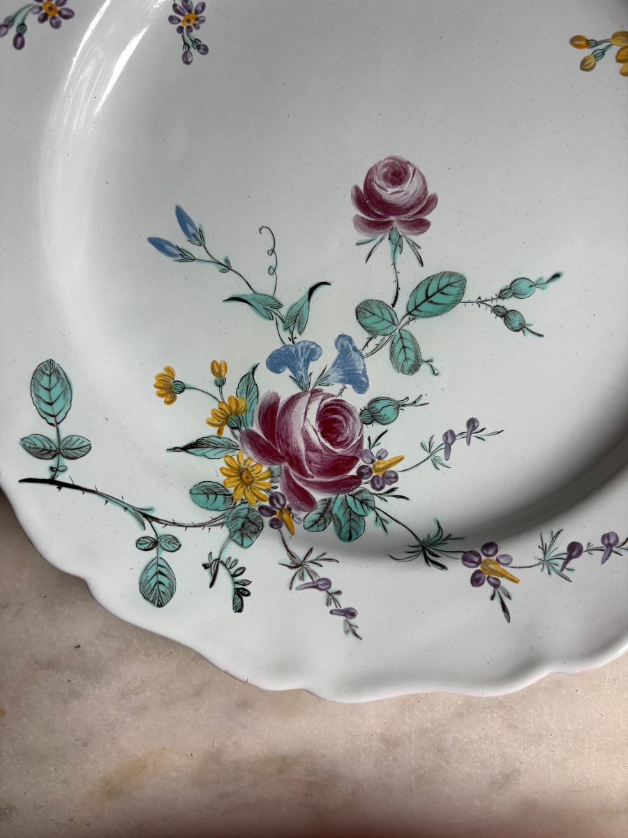 Marseille Earthenware Plate Attributed To The Manufacture Of Honoré Savy-photo-3