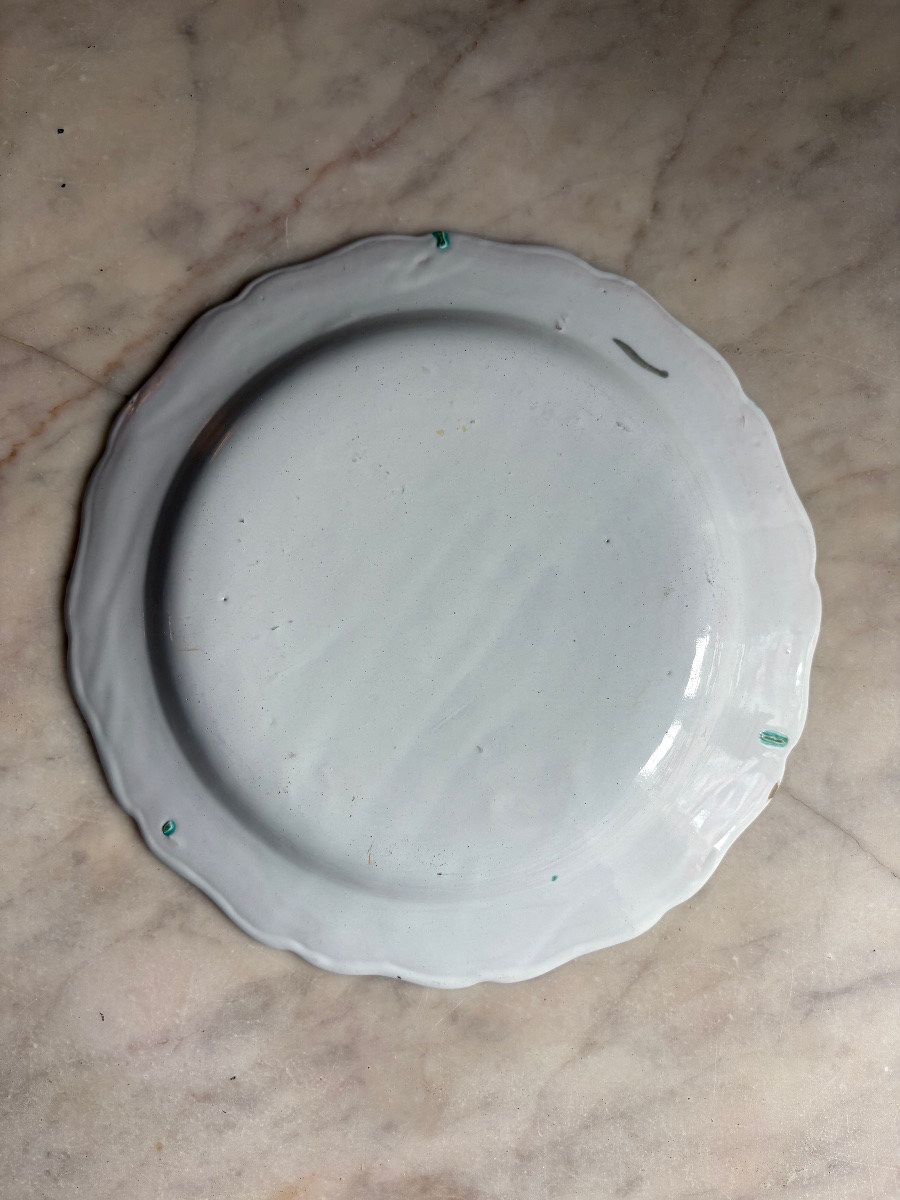 Marseille Earthenware Plate Attributed To The Manufacture Of Honoré Savy-photo-4