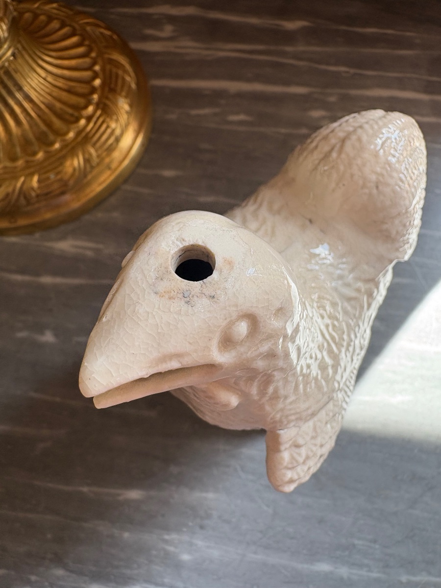 Chinese Porcelain Hen, Dehua Province, Kangxi Period-photo-1