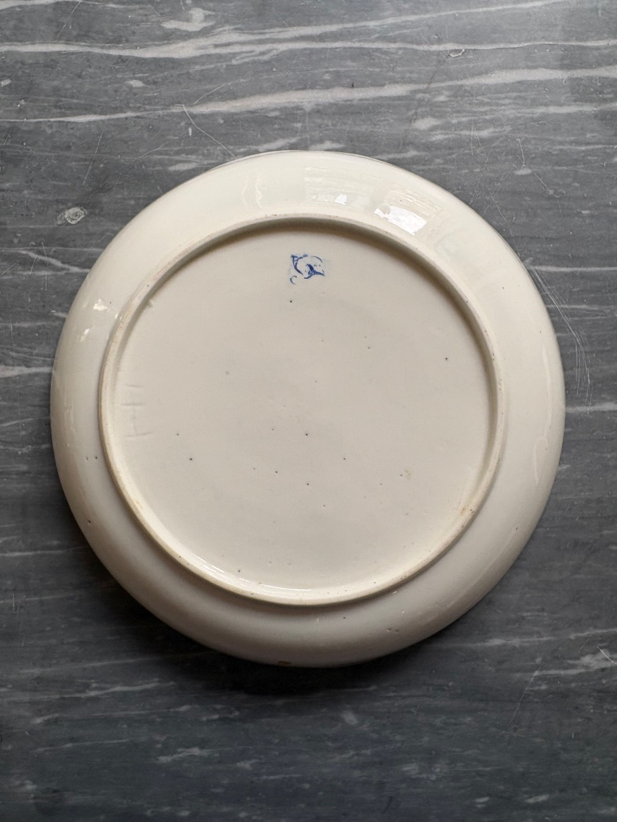 Compotier en porcelaine tendre de Chantilly-photo-4