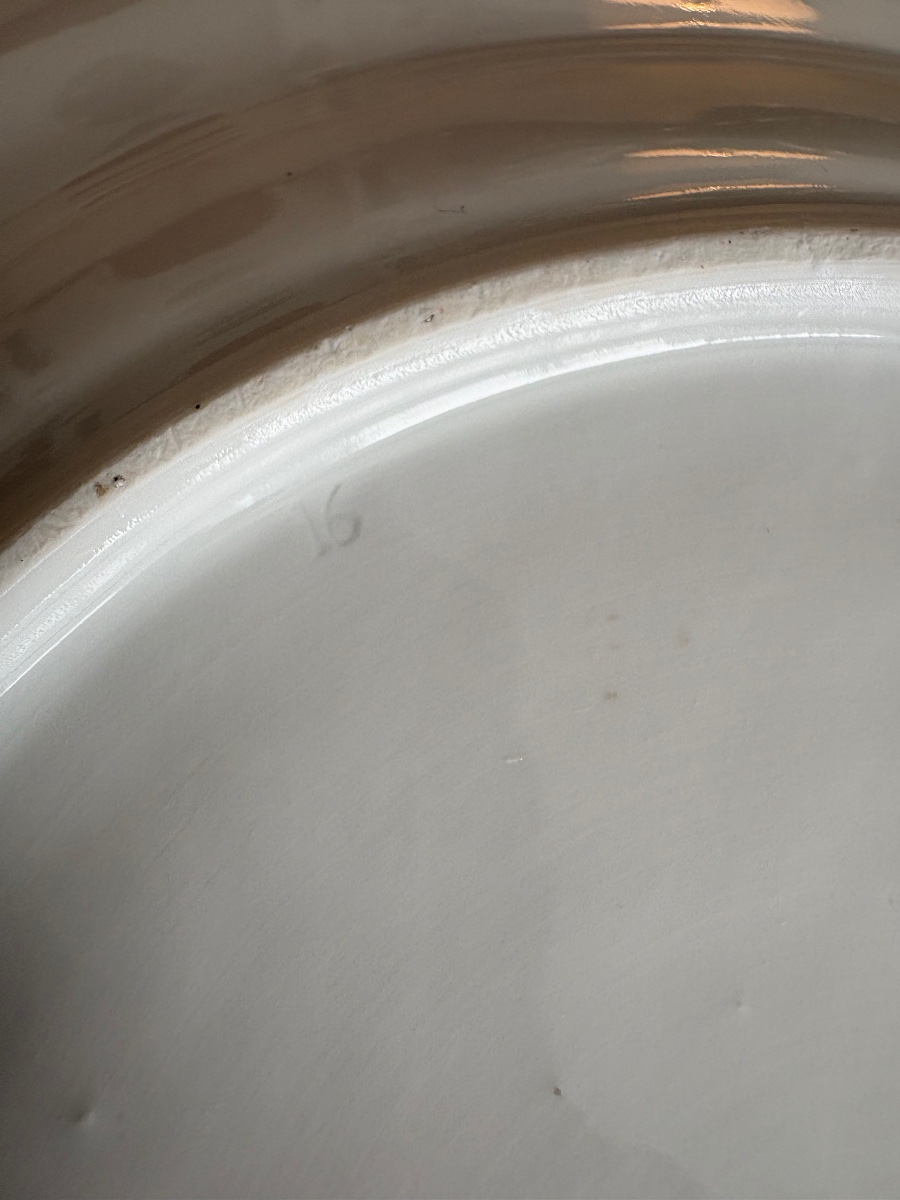 Pair Of Meissen Porcelain Plates With A Butterfly Design-photo-8