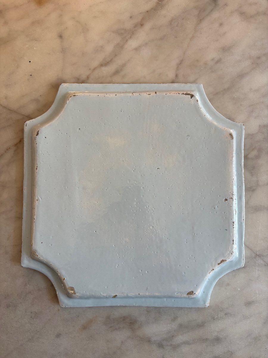 18th-century Delft Earthenware Plate With A Chinoiserie Design.-photo-4