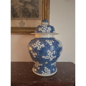 White And Blue Potiche From The Kangxi Period