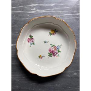 Compotier en porcelaine tendre de Chantilly