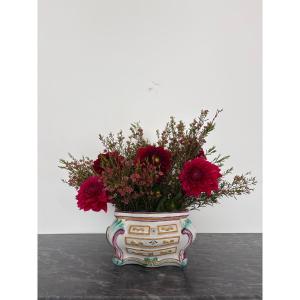 La Rochelle Earthenware Flower Vase, Made By La Gerbe