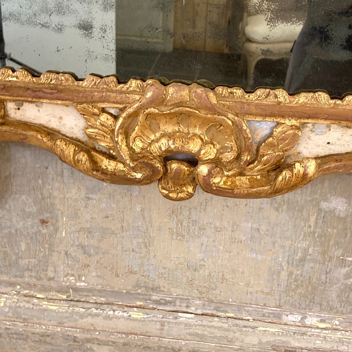 Miroir d'époque Louis XV-photo-5
