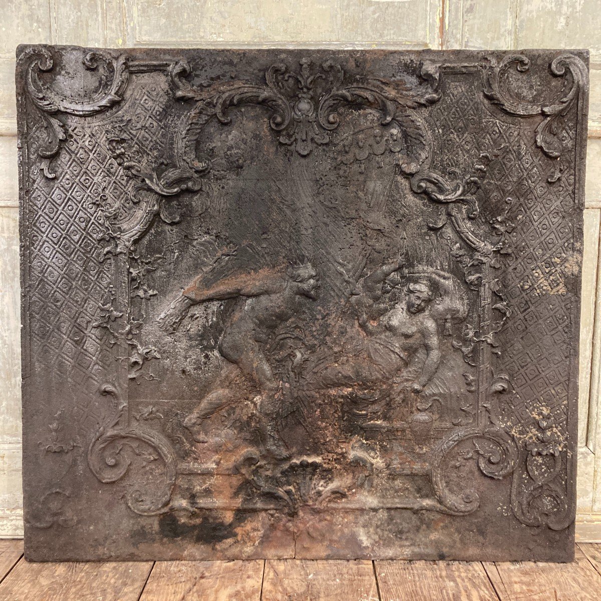 Large 18th Century Fireback