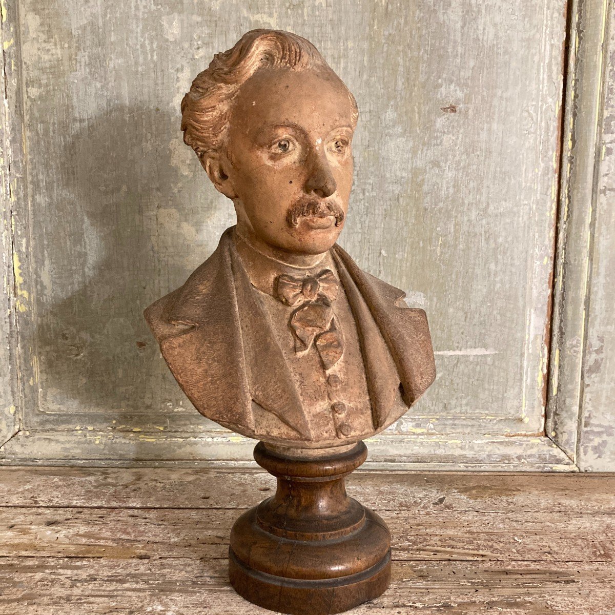 XIX Terracotta Bust-photo-8