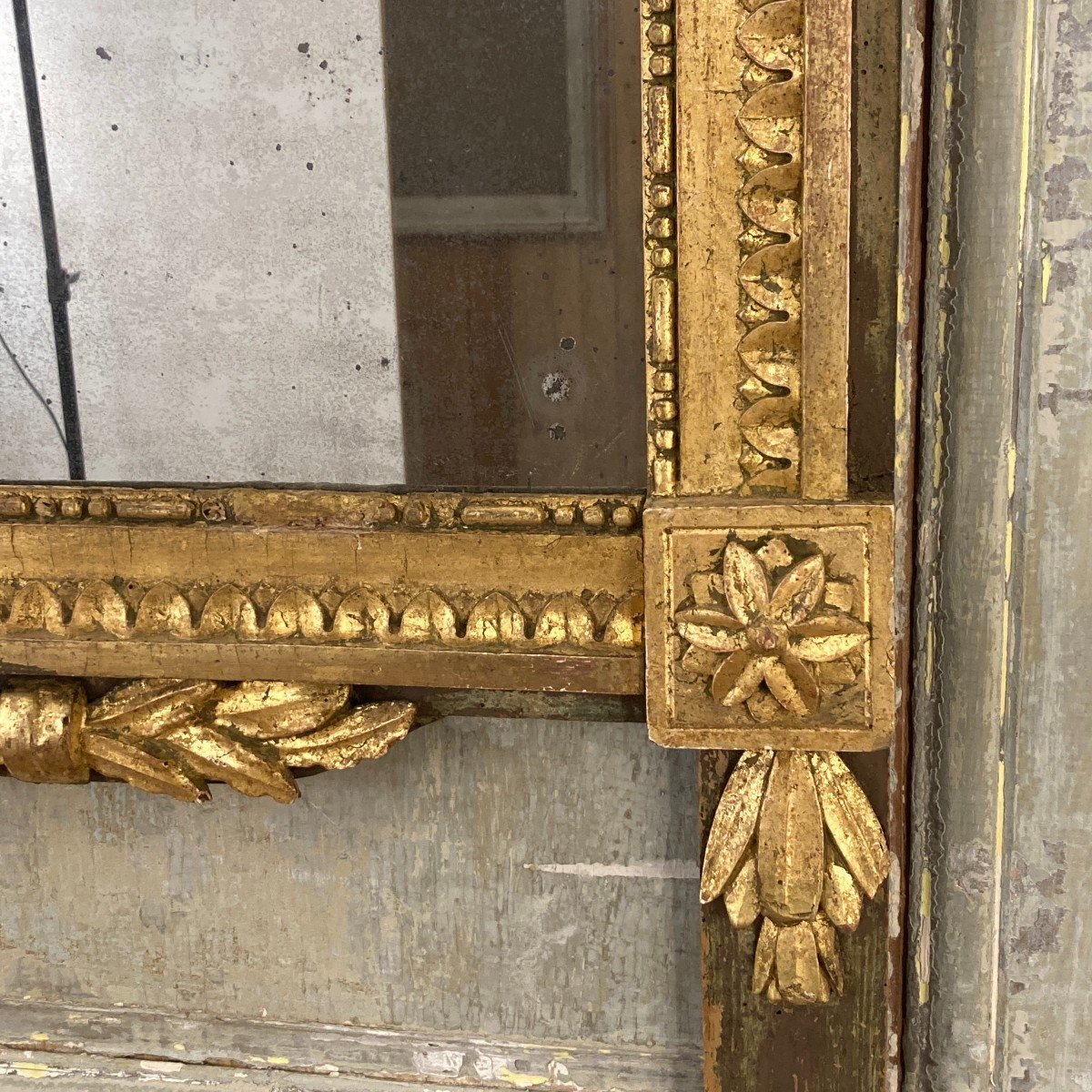 Miroir d'époque Louis XVI-photo-2