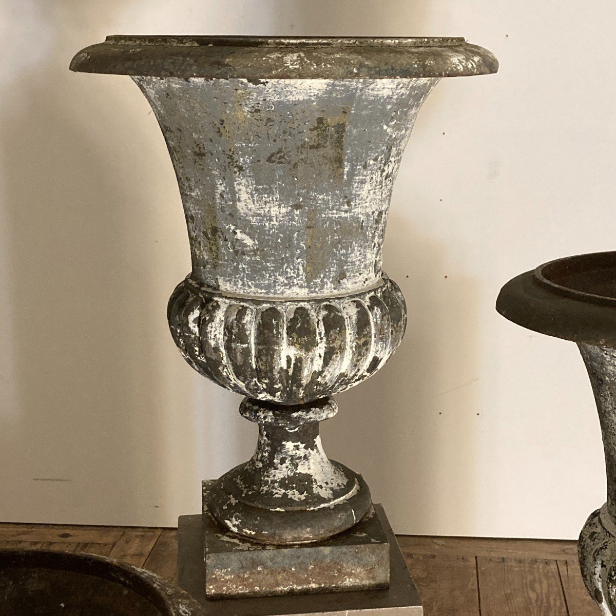 3 vasques en fonte XIX-photo-3