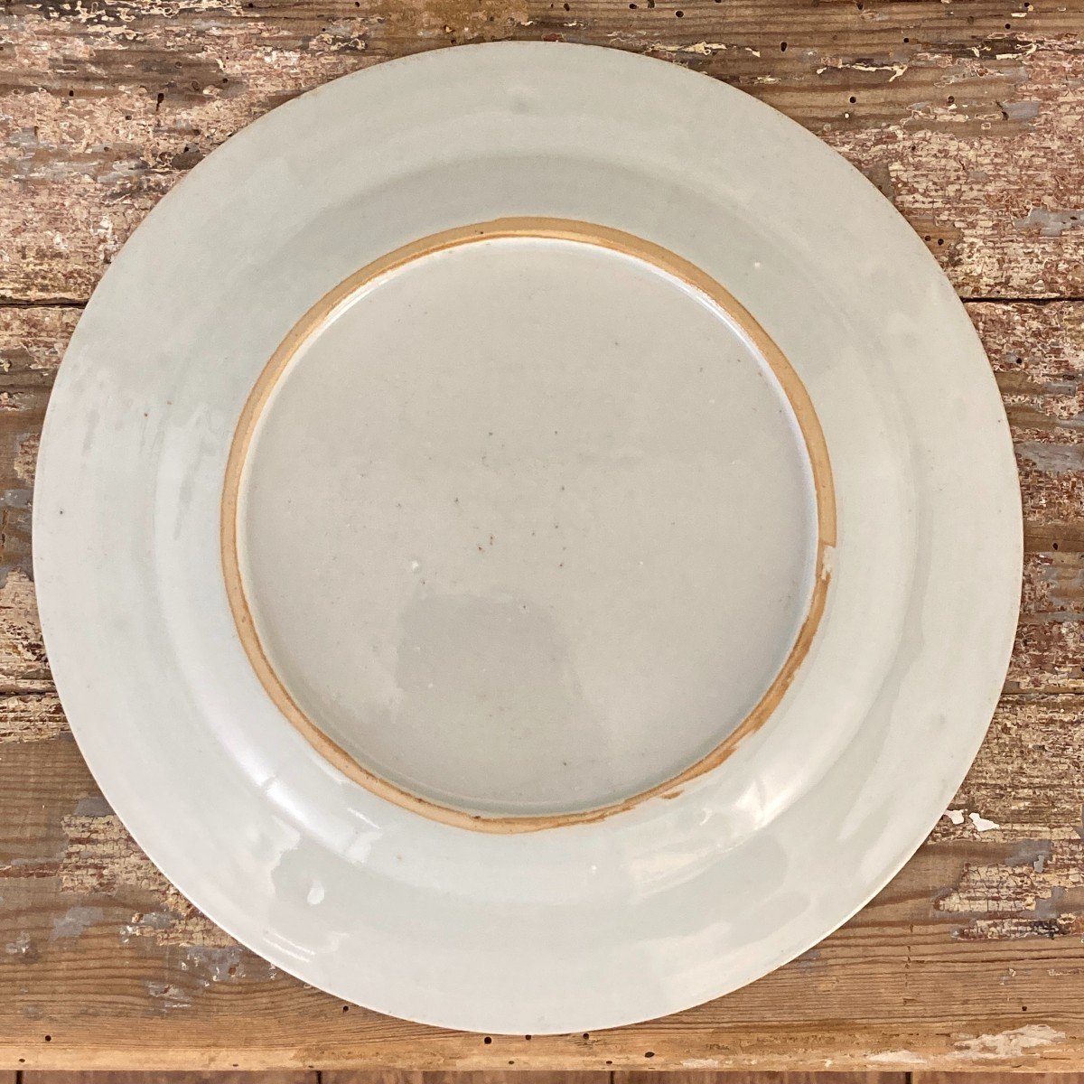 2 18th Century Chinese Porcelain Plates-photo-4