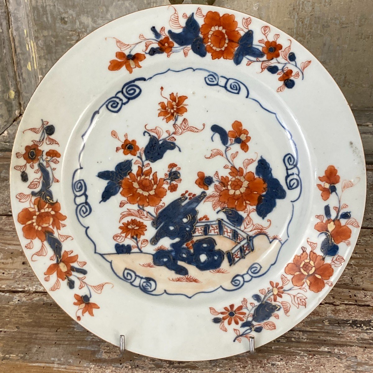2 18th Century Chinese Porcelain Plates-photo-1