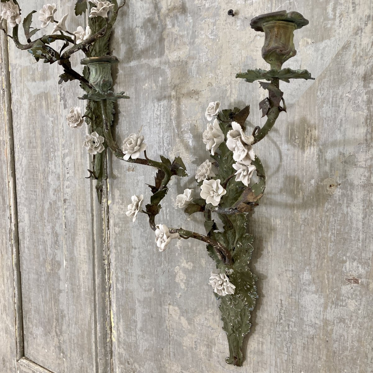 Pair Of Louis XV Period Wall Lights-photo-4