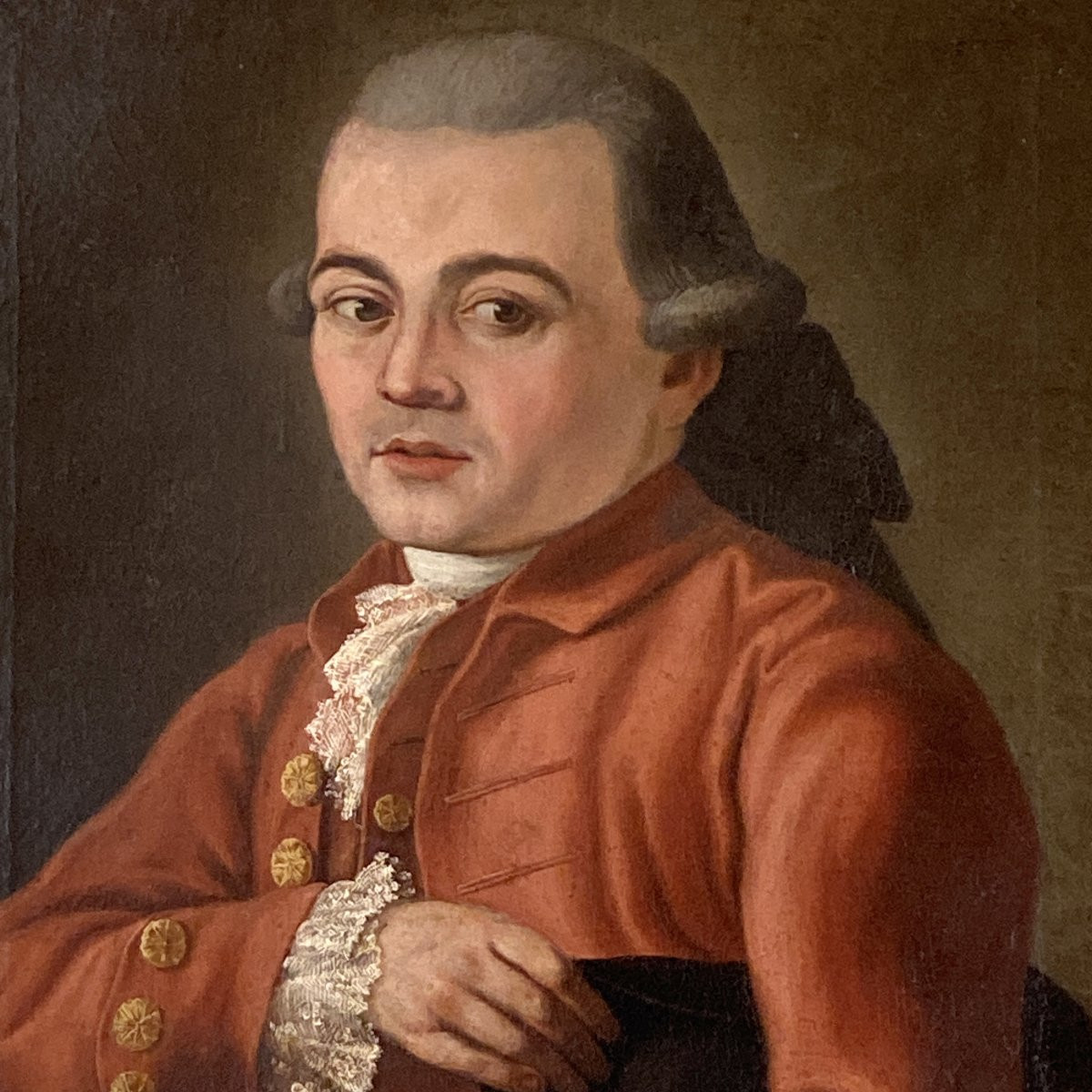 Portrait Of A Gentleman 18th Century-photo-2