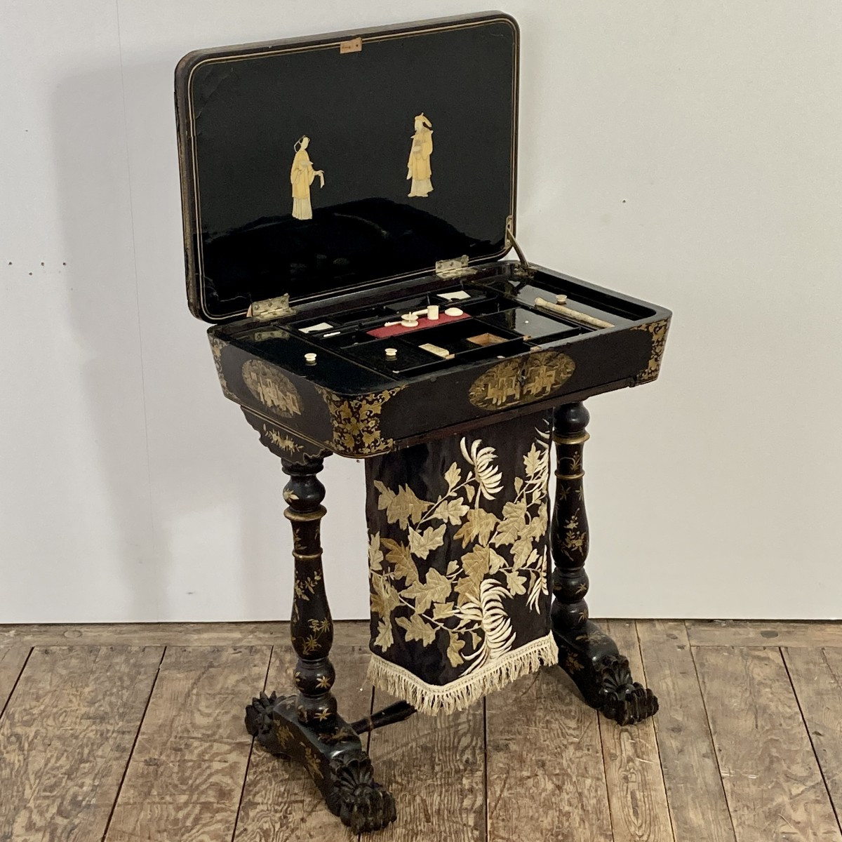 Chinese Lacquer Work Table