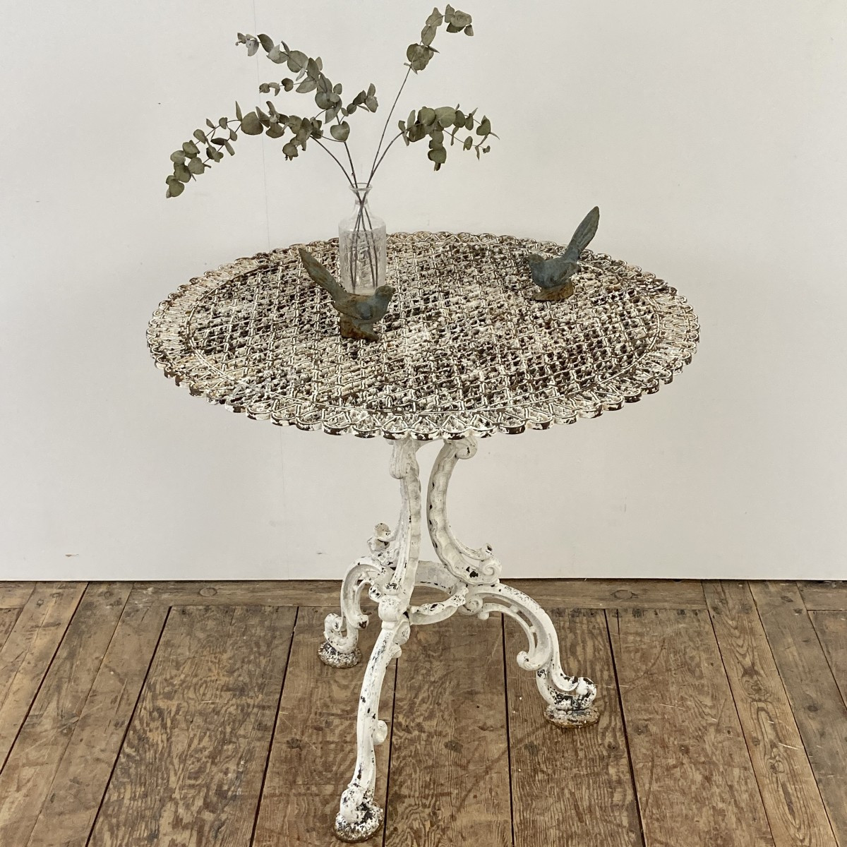 19th Century Openwork Cast Iron Pedestal Table