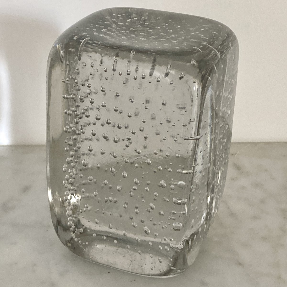 Pair Of Crystal Bookends Signed Schneider-photo-3