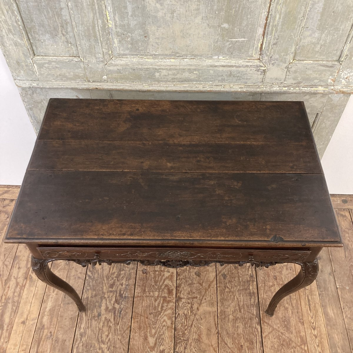 18th Century Provençal Walnut Table-photo-5
