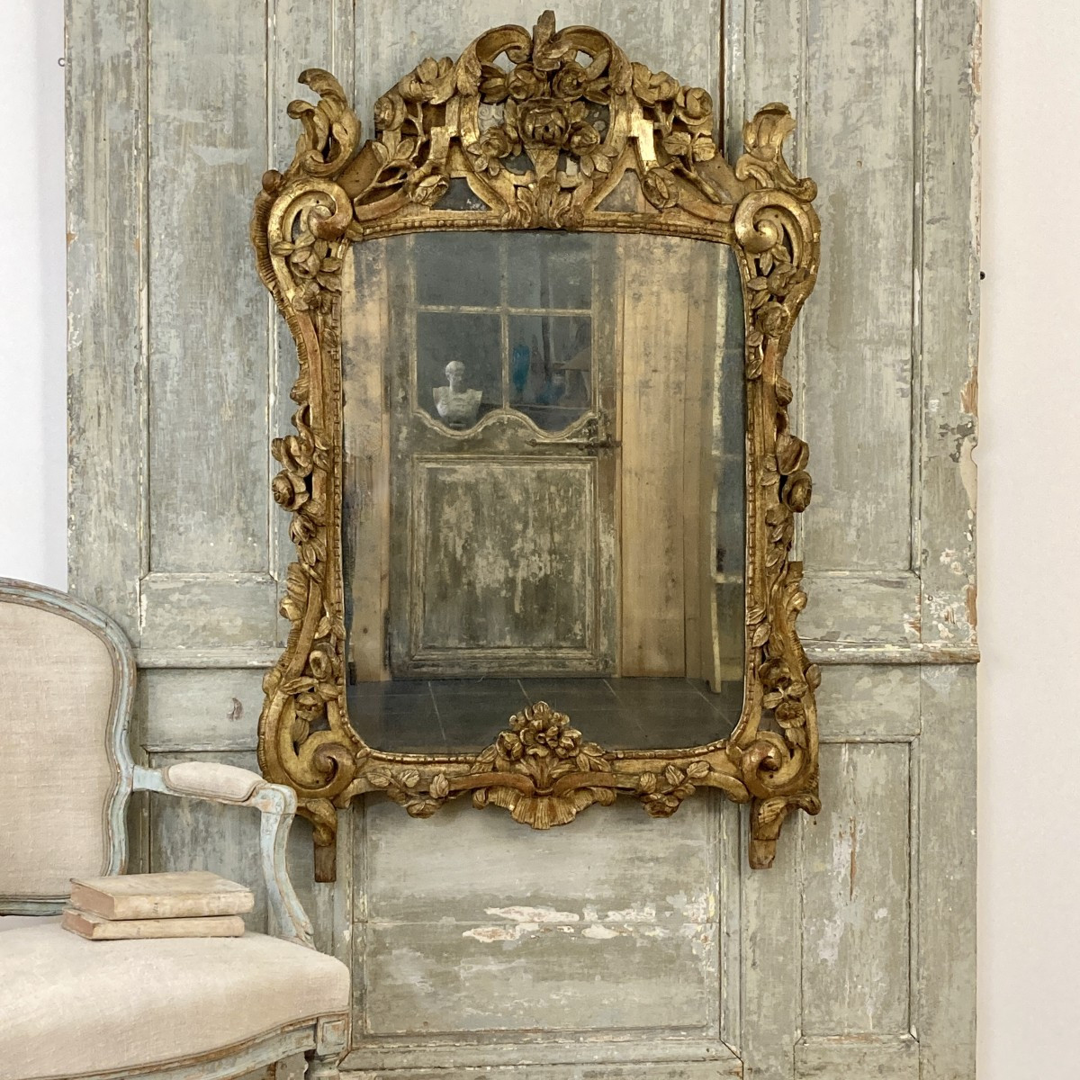 Large Provençal Mirror From The Louis XV Period