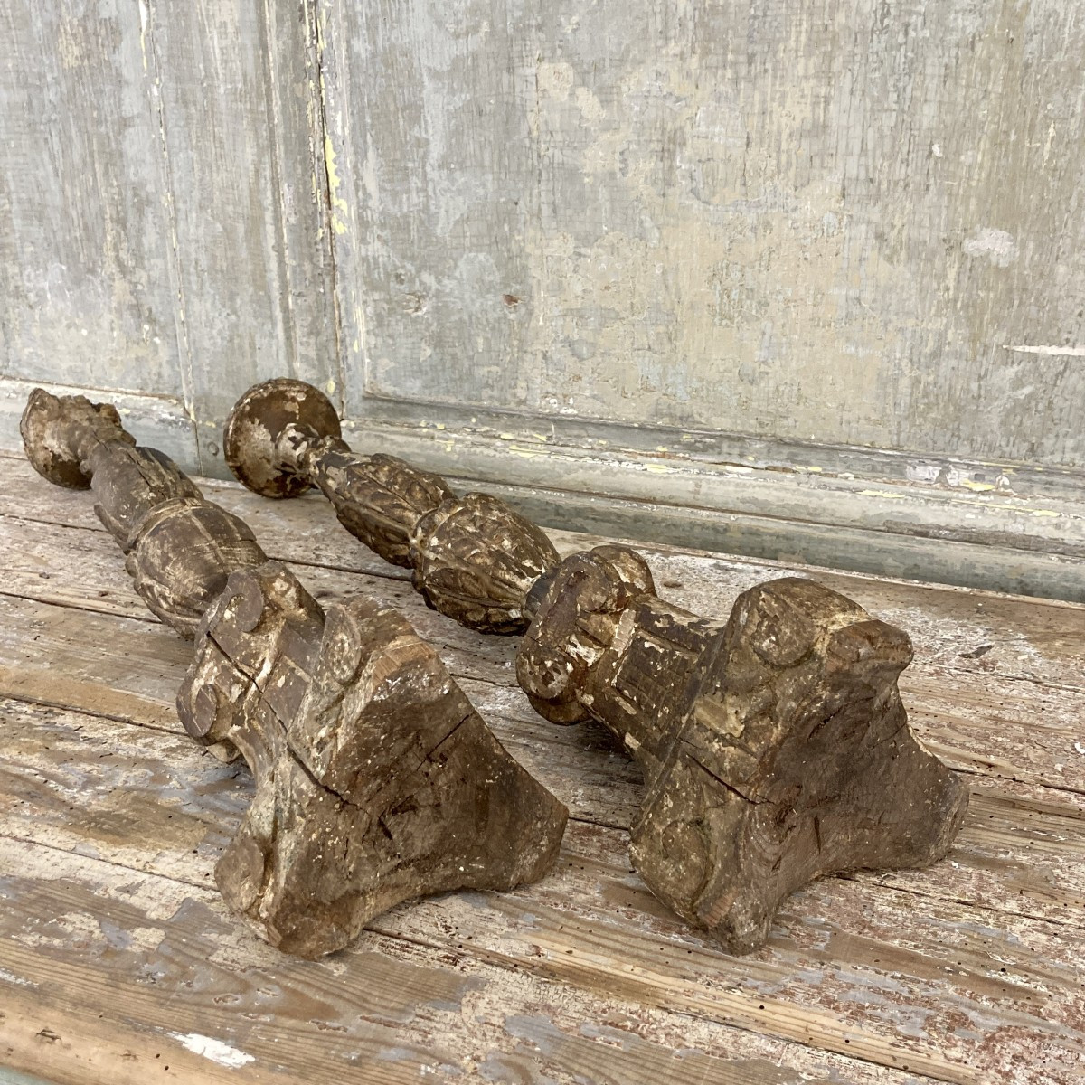 Pair Of 18th Century Candlesticks-photo-3