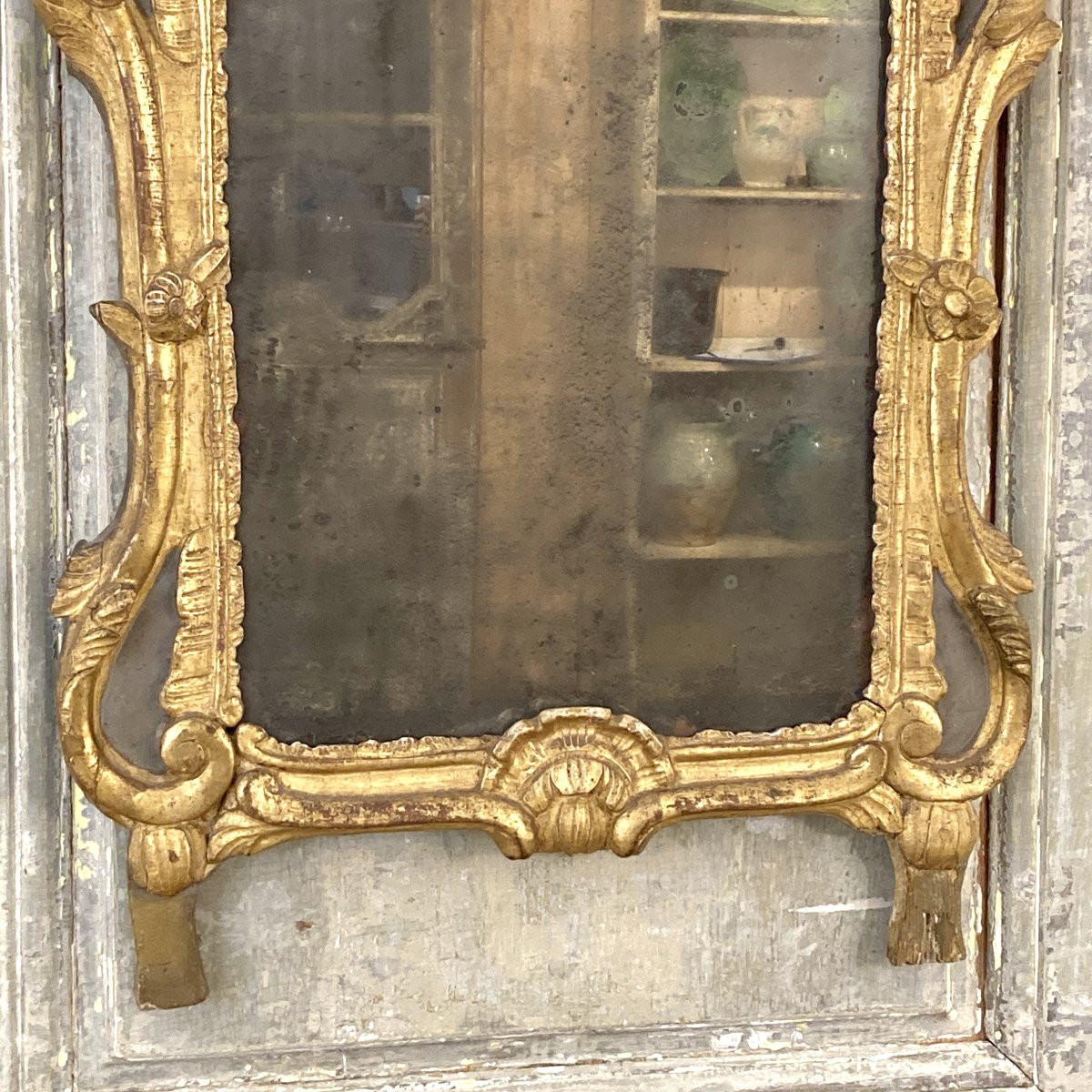 Miroir d'époque Louis XV-photo-4