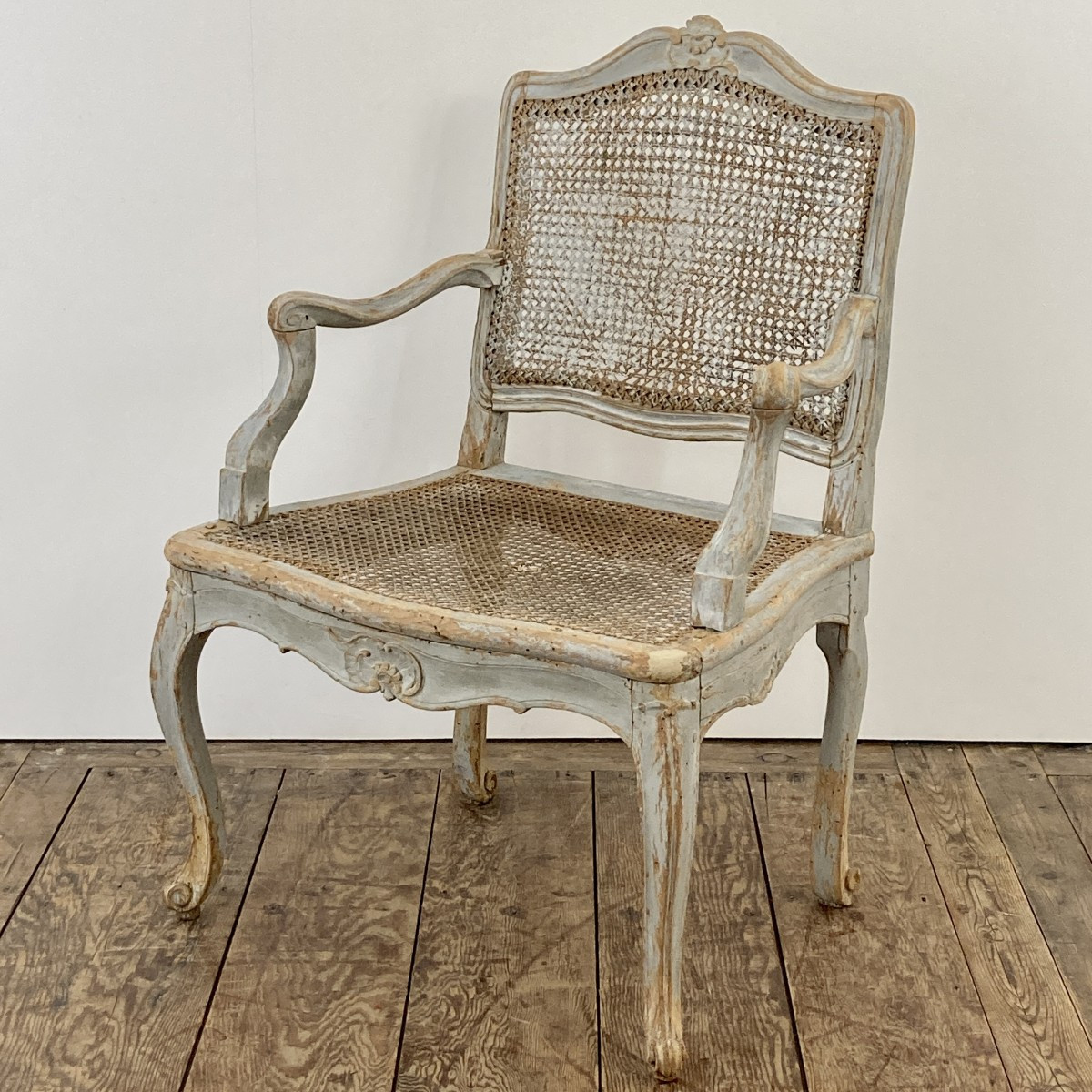 Siège canné d'époque Louis XV