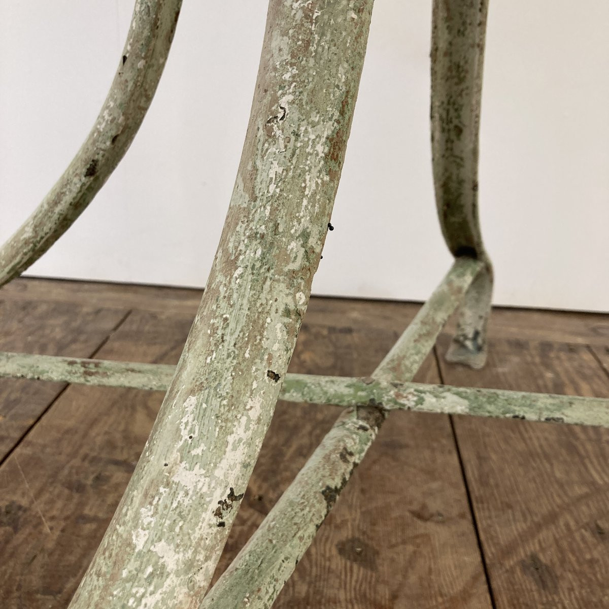 19th Century Riveted Wrought Iron Console Table-photo-6