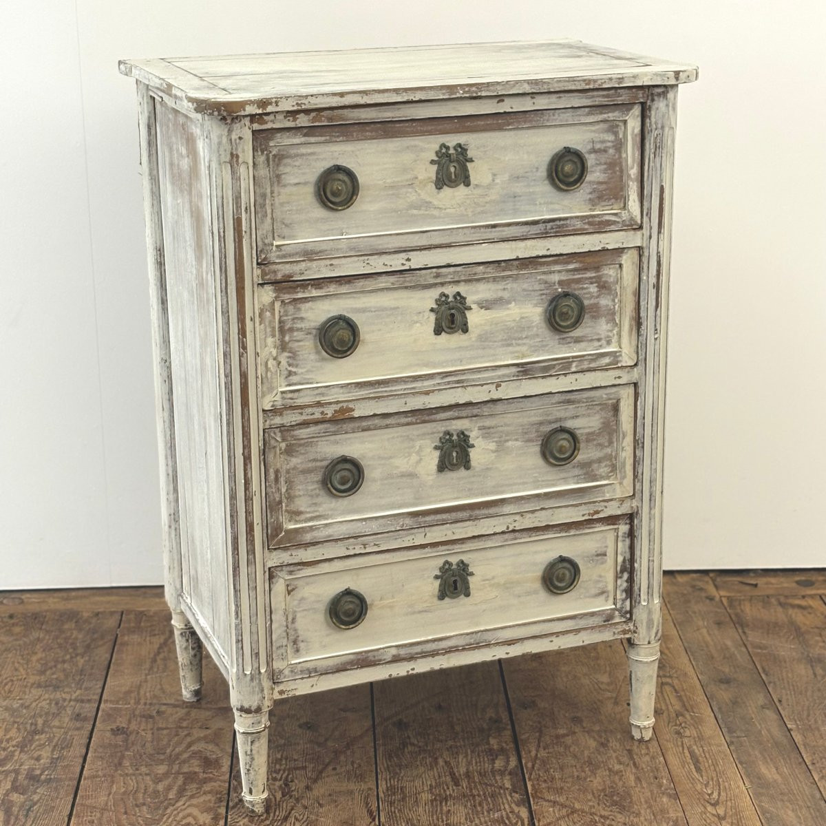 Demie commode d'époque Louis XVI-photo-2