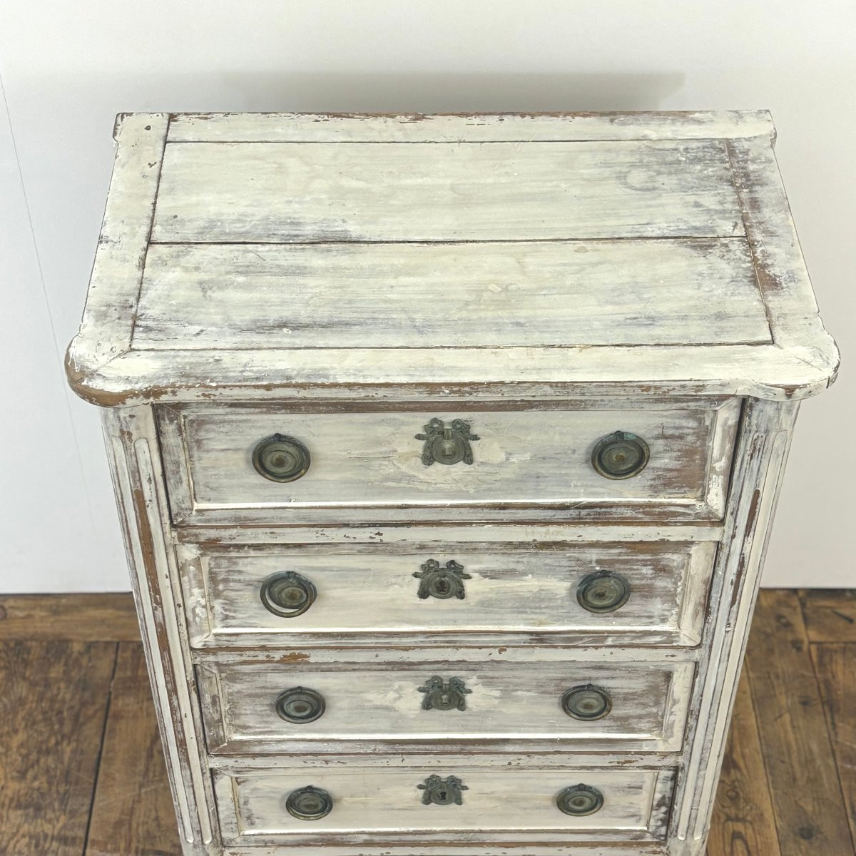 Demie commode d'époque Louis XVI-photo-4