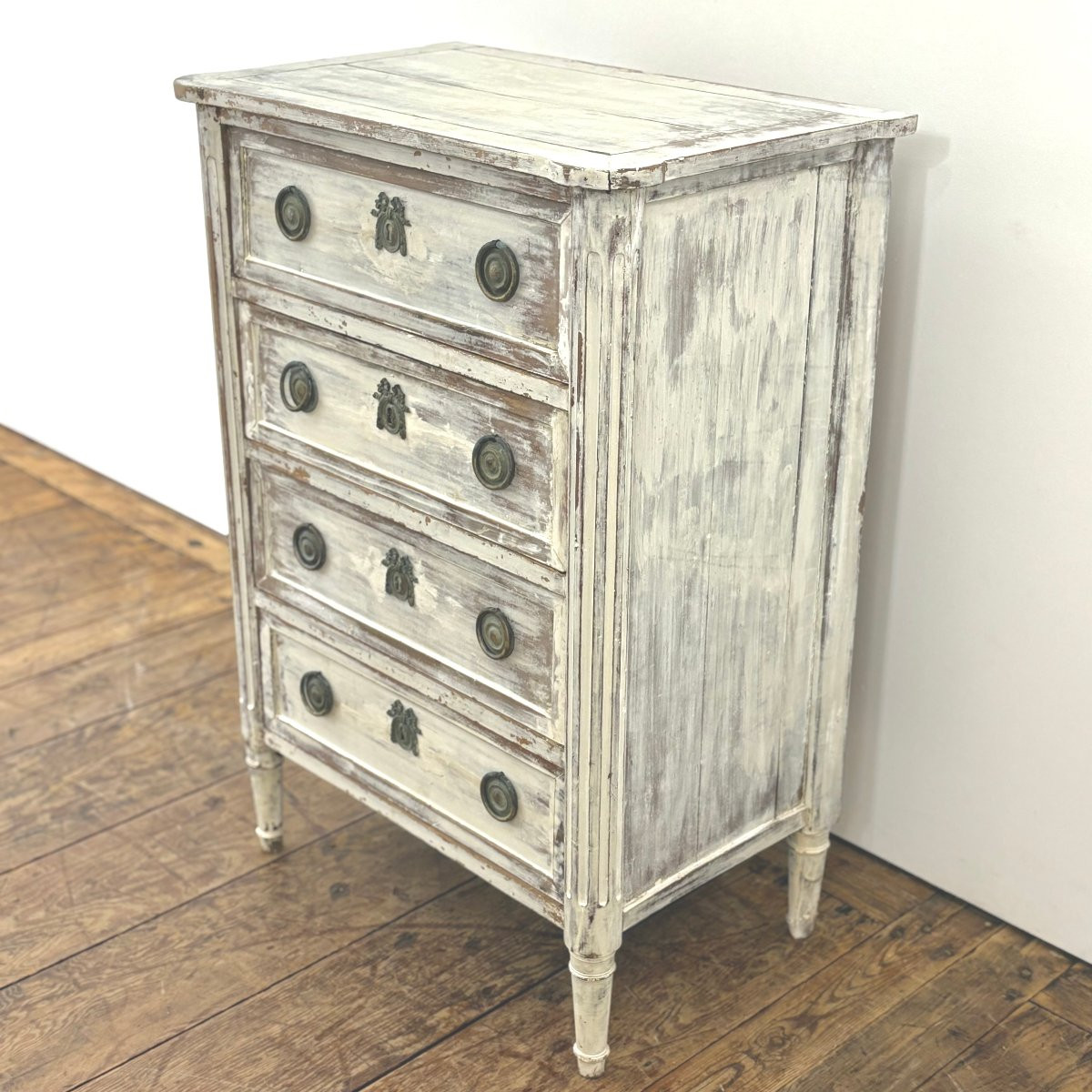 Demie commode d'époque Louis XVI-photo-1