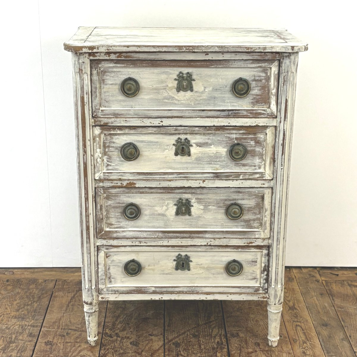 Demie commode d'époque Louis XVI-photo-4