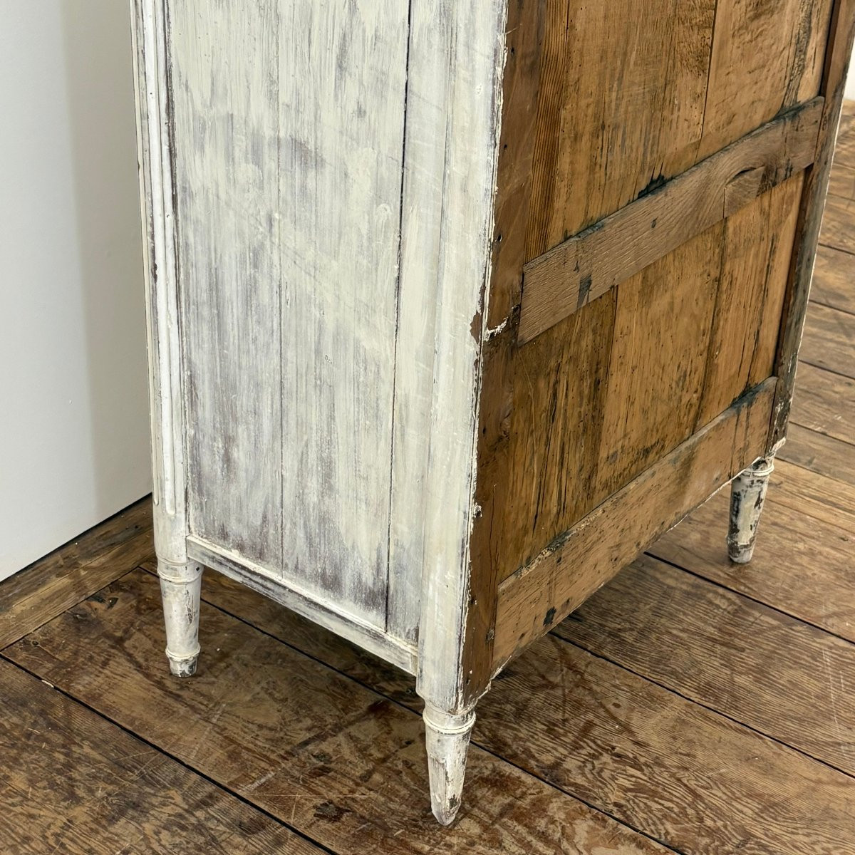 Demie commode d'époque Louis XVI-photo-6