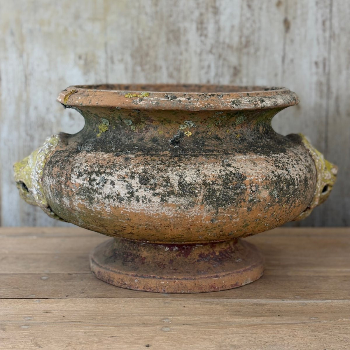 Pair Of 19th Century Terracotta Basins-photo-5