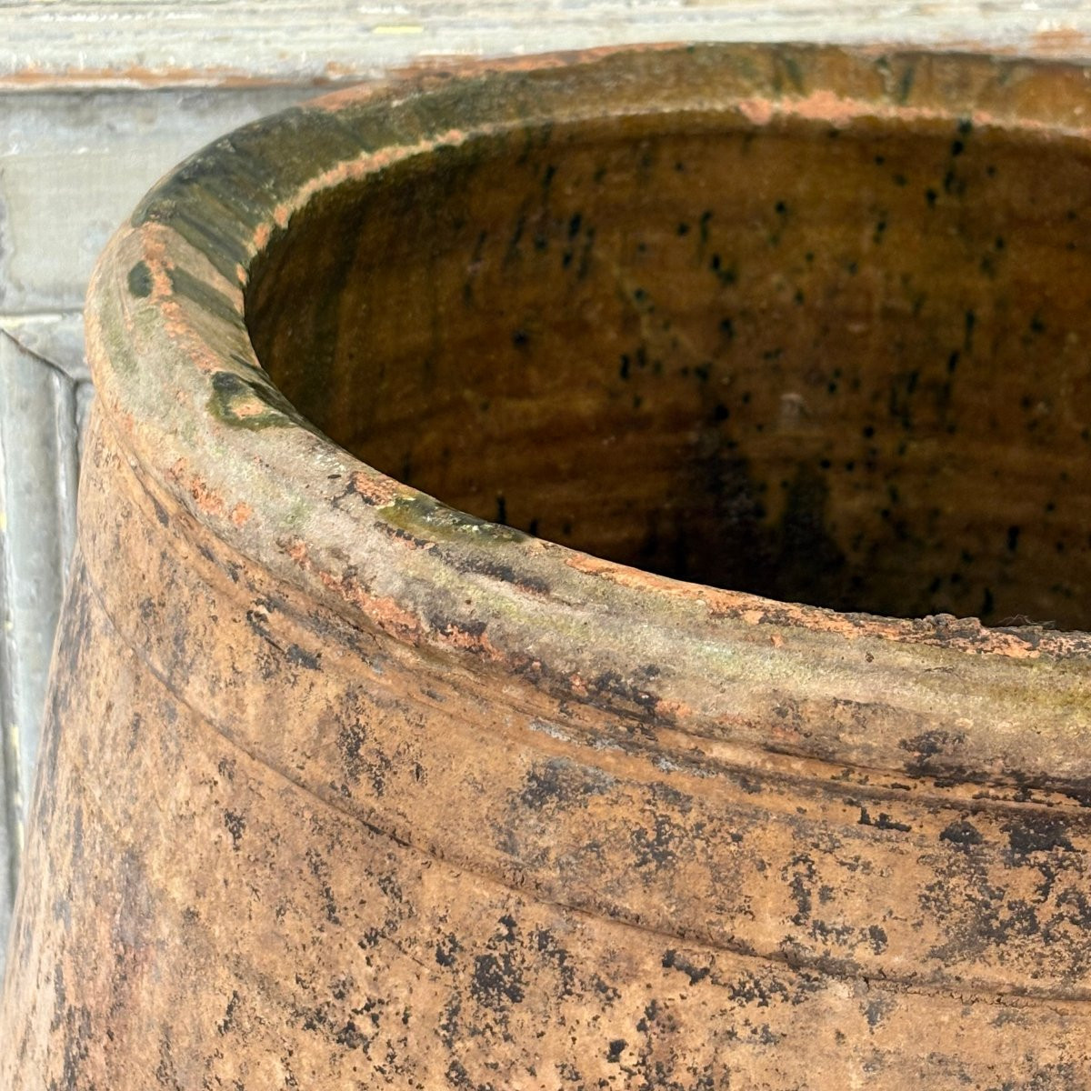 Large Anduze Or Tornac Terracotta Vase, 18th Century-photo-4