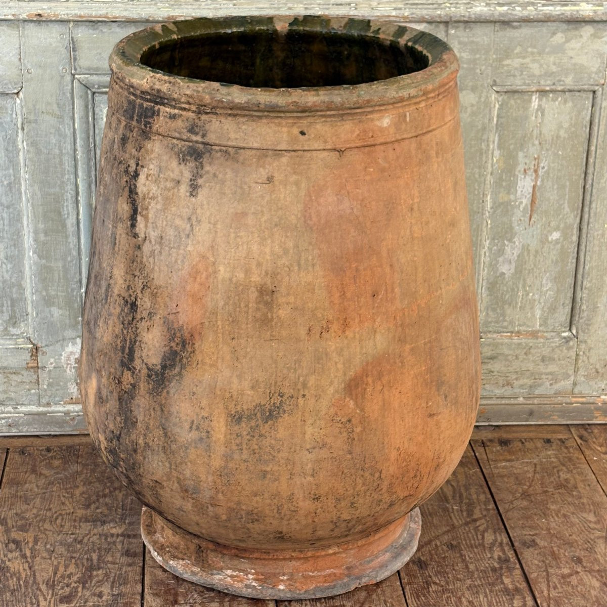 Large Anduze Or Tornac Terracotta Vase, 18th Century-photo-2