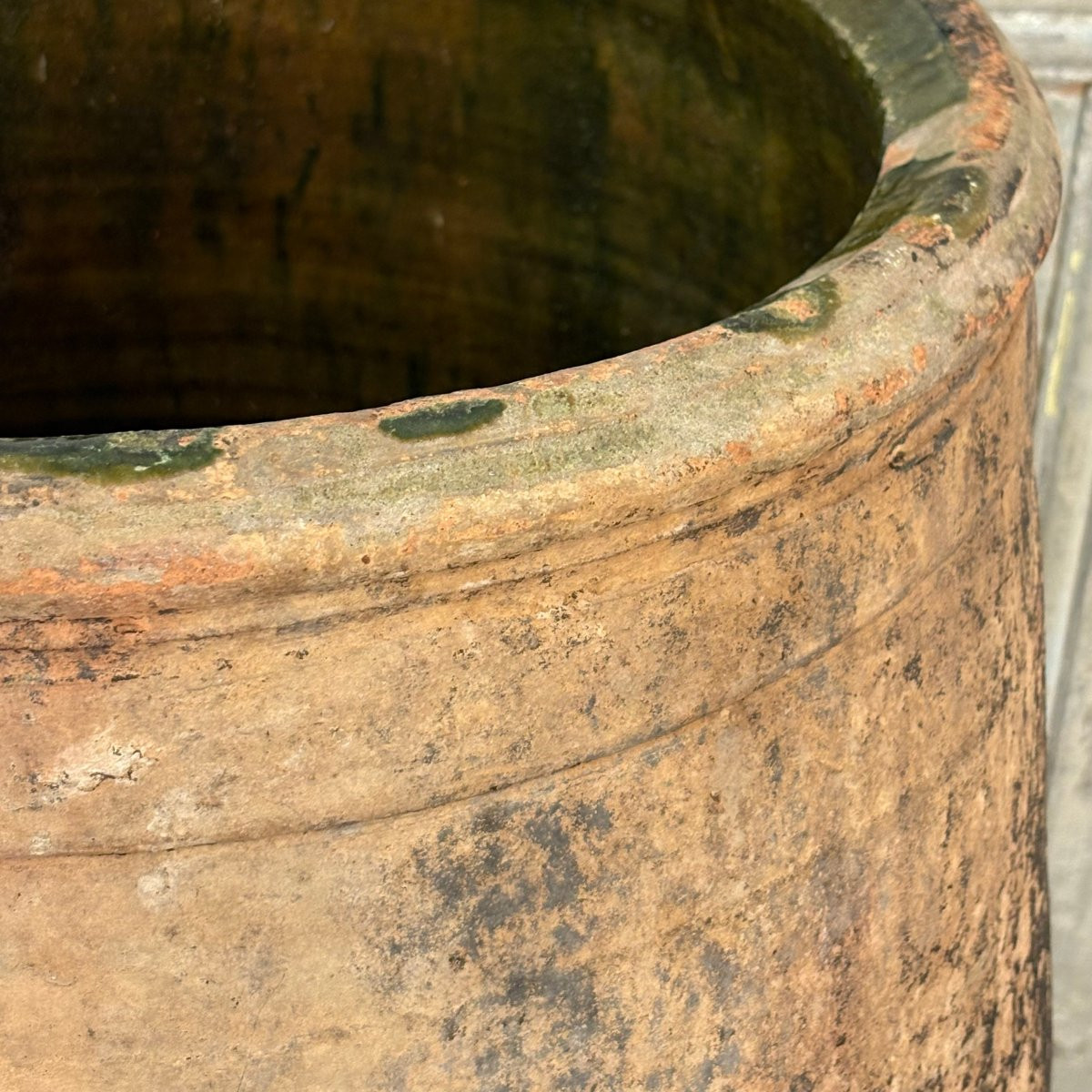 Large Anduze Or Tornac Terracotta Vase, 18th Century-photo-7