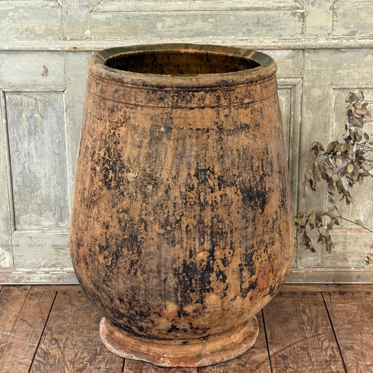 Large Anduze Or Tornac Terracotta Vase, 18th Century-photo-8