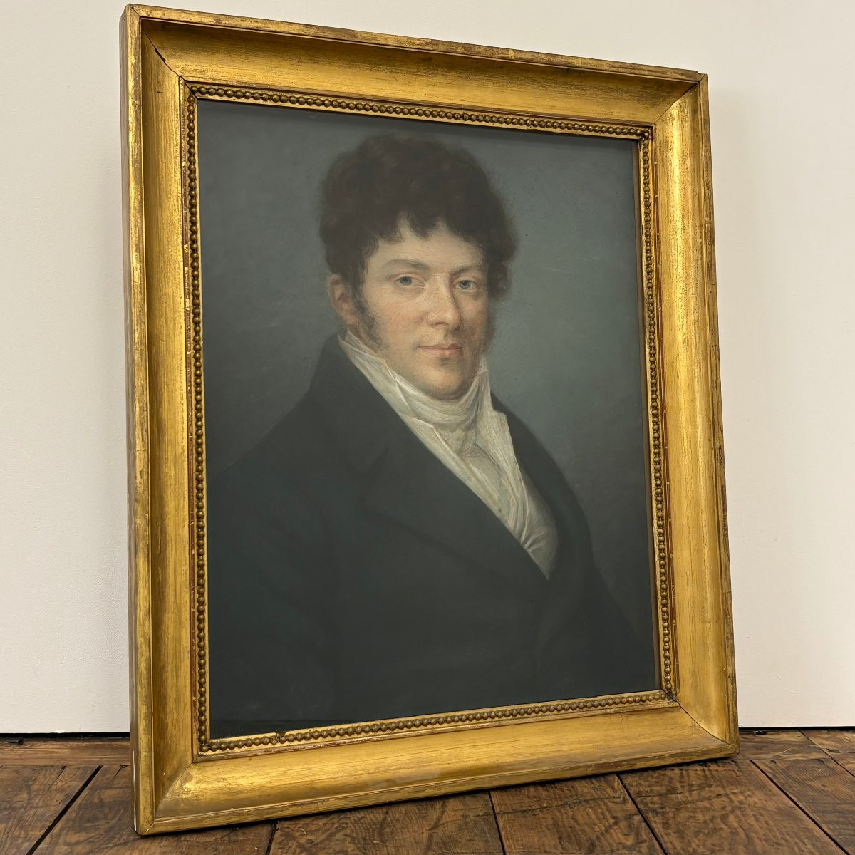 Paire de portraits d'époque Empire-photo-3