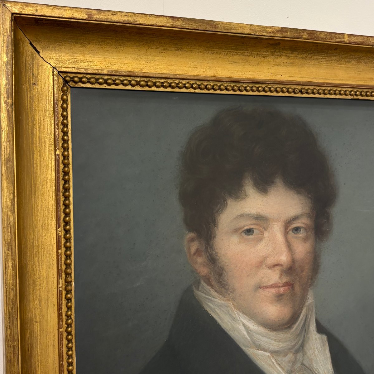 Paire de portraits d'époque Empire-photo-1