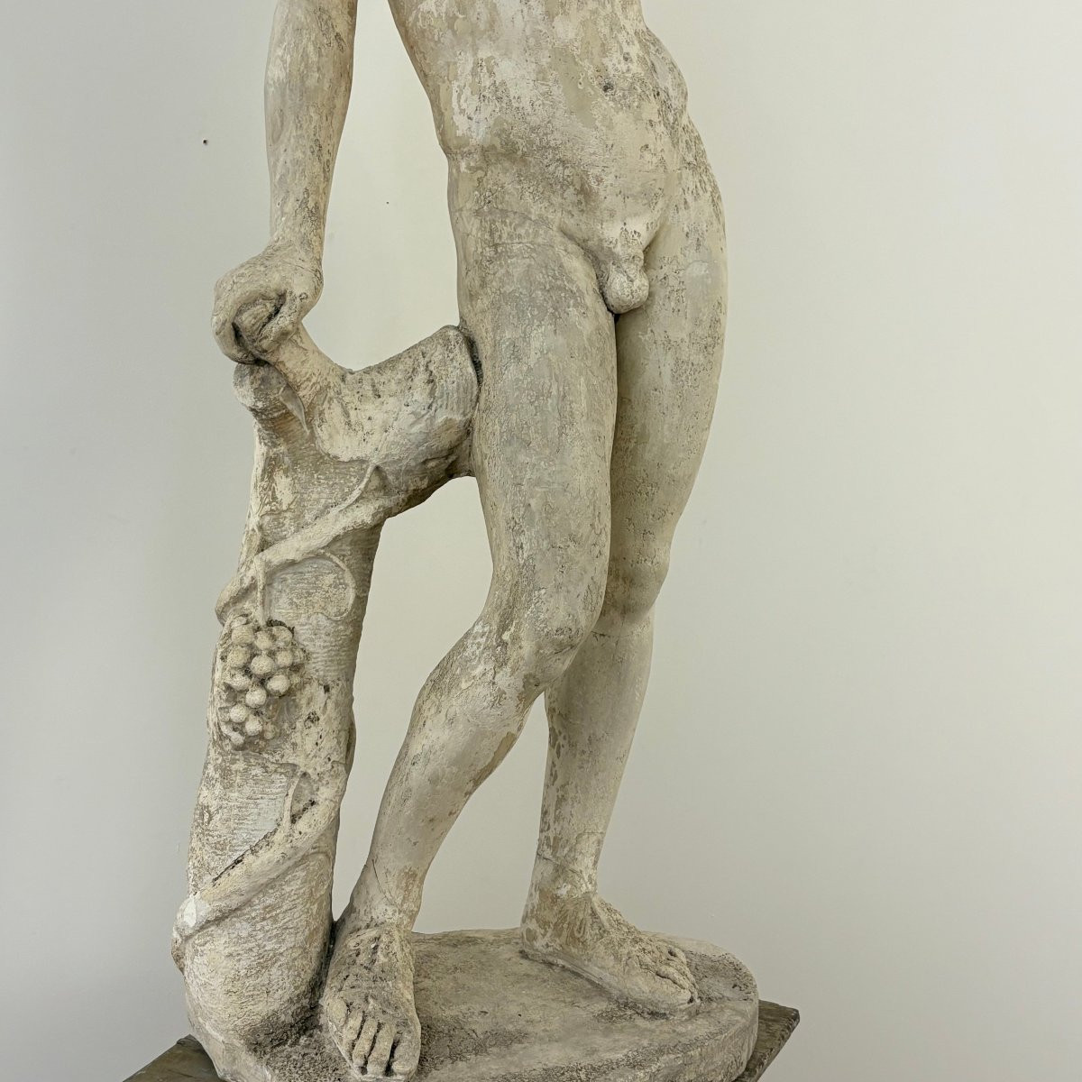Large Plaster Cast In The Antique Style From The 19th Century-photo-2