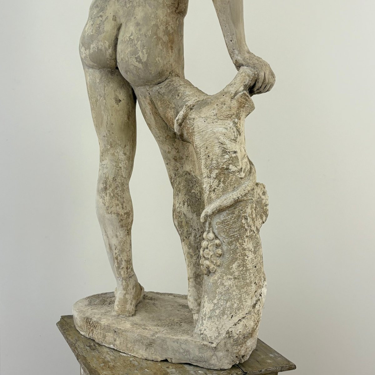 Large Plaster Cast In The Antique Style From The 19th Century-photo-2