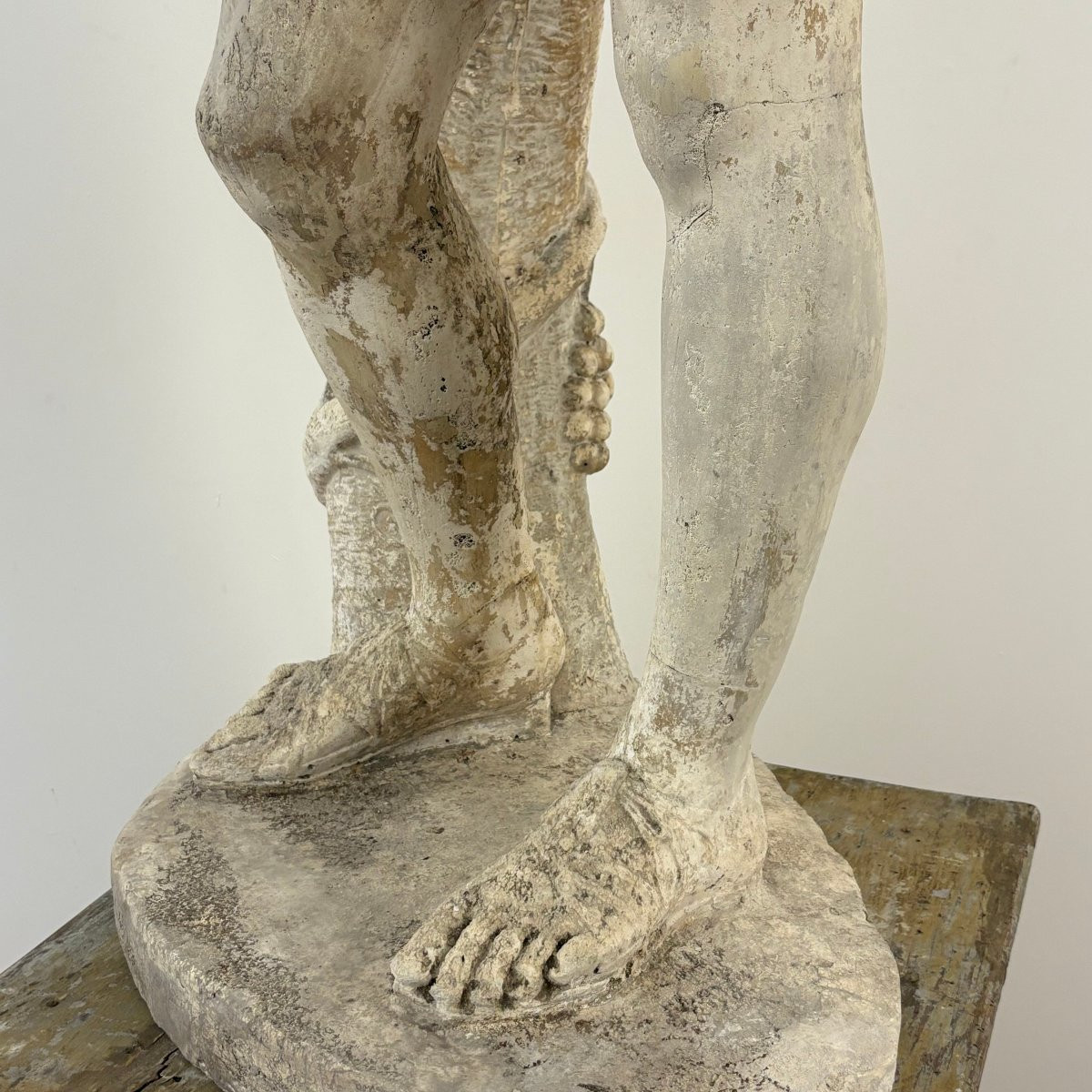 Large Plaster Cast In The Antique Style From The 19th Century-photo-6