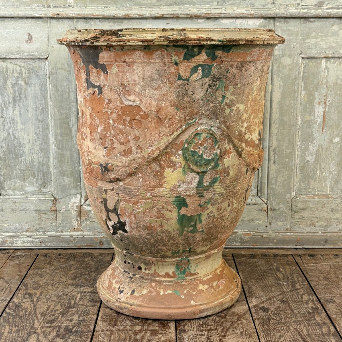 Vase d'Anduze XIXe par Louis Bourguet-photo-3