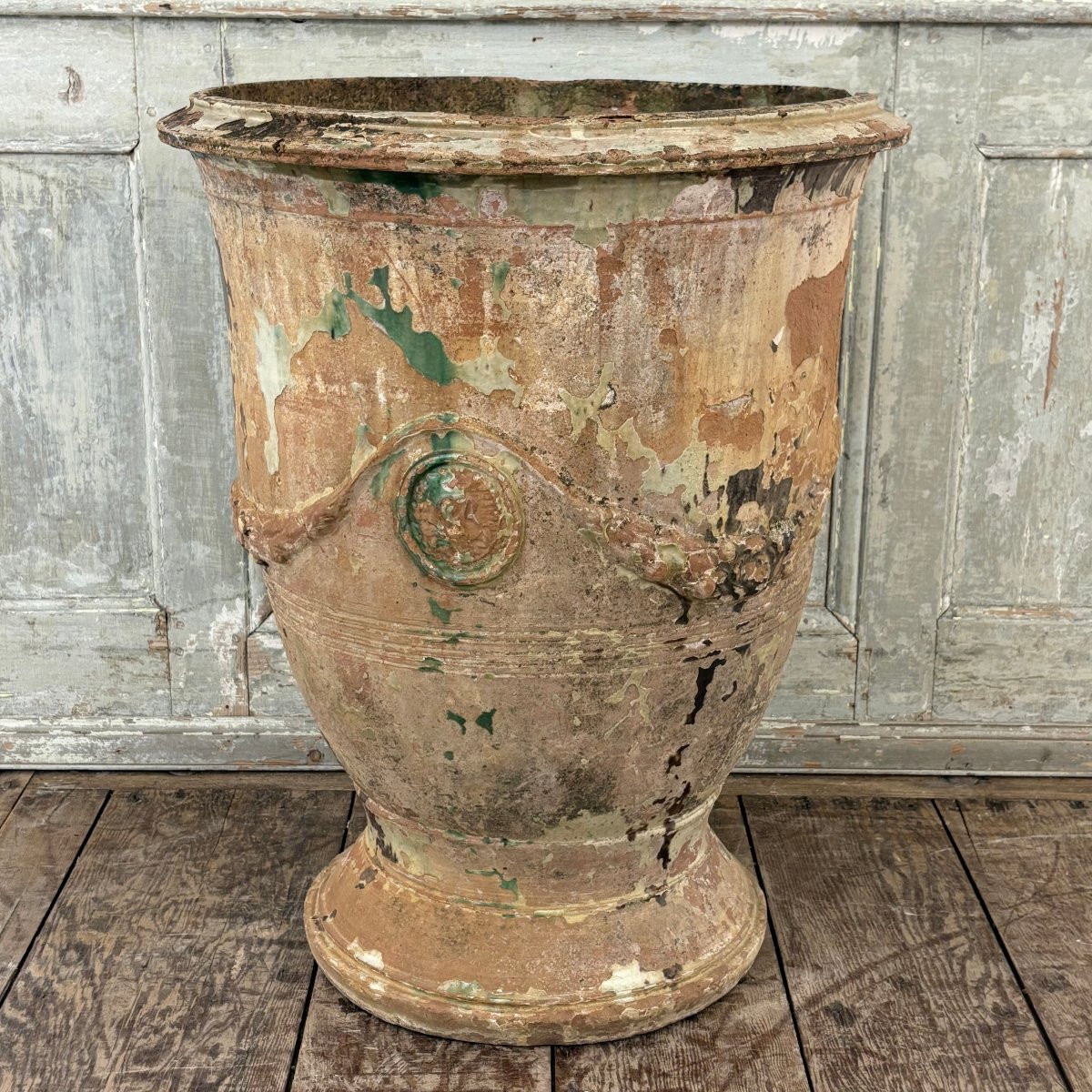 Vase d'Anduze XIXe par Louis Bourguet-photo-4