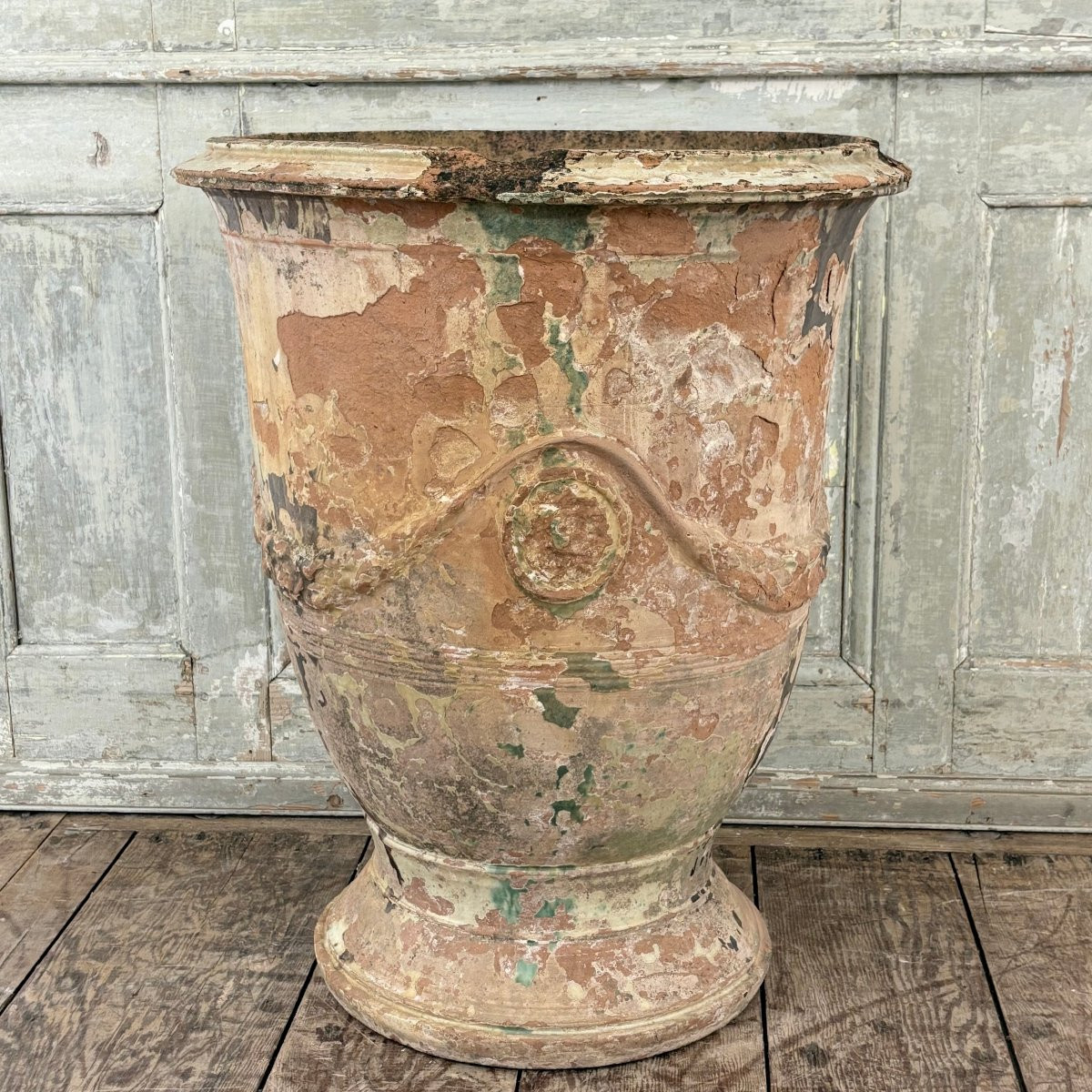Vase d'Anduze XIXe par Louis Bourguet-photo-3