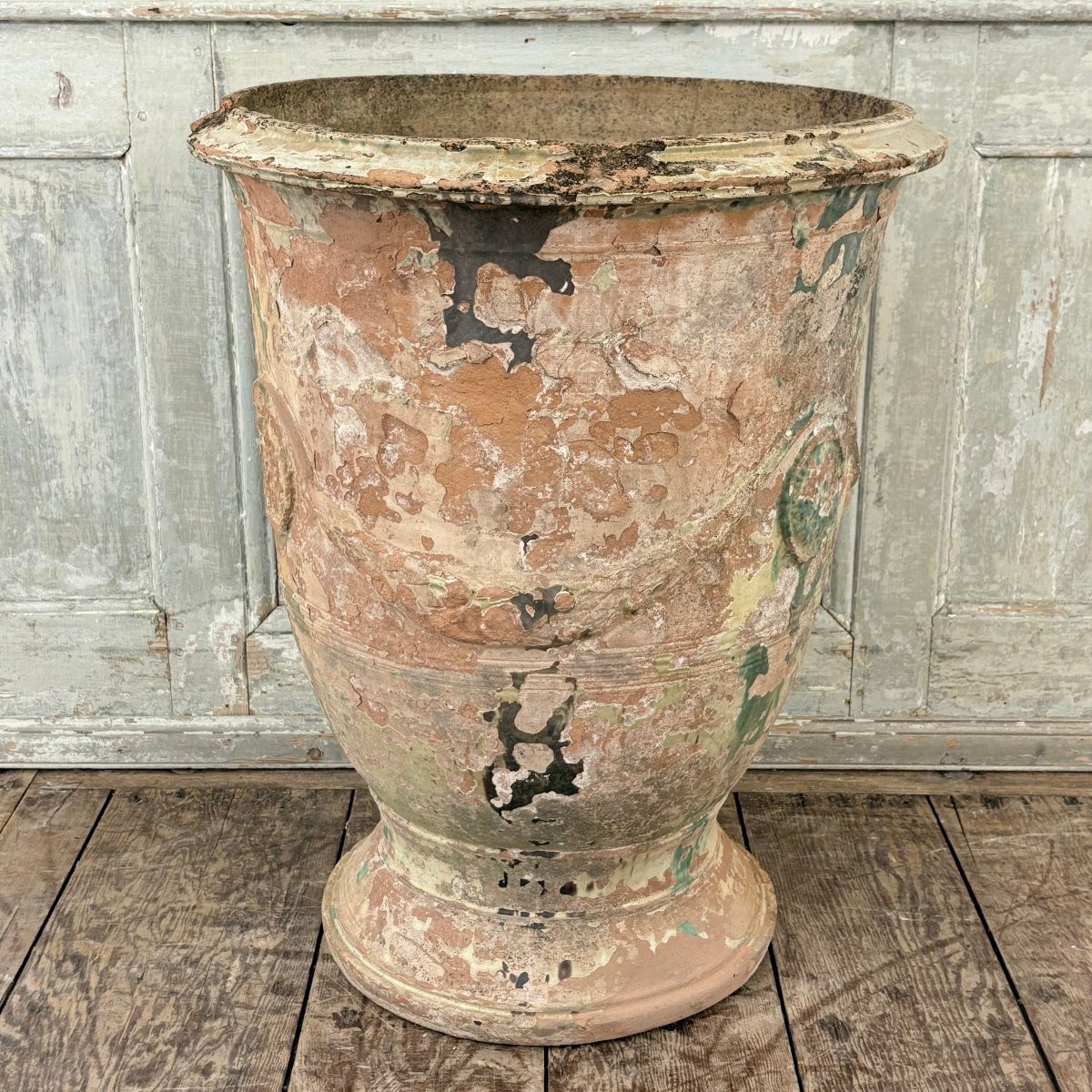 Vase d'Anduze XIXe par Louis Bourguet-photo-4