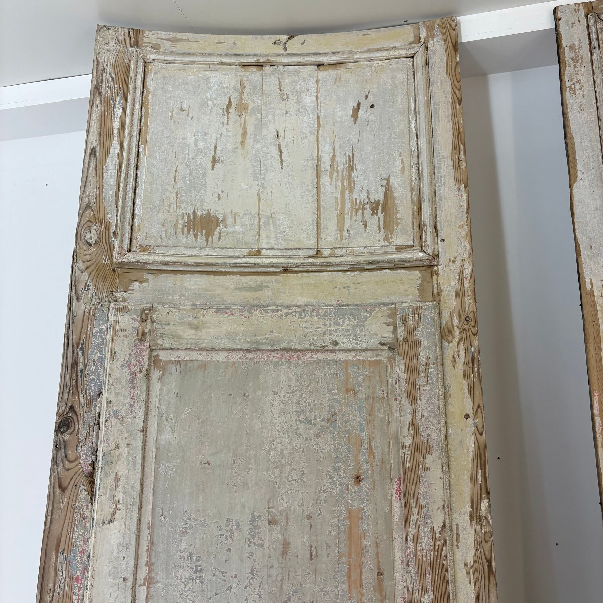 Paire de portes concaves XVIIIe-photo-2