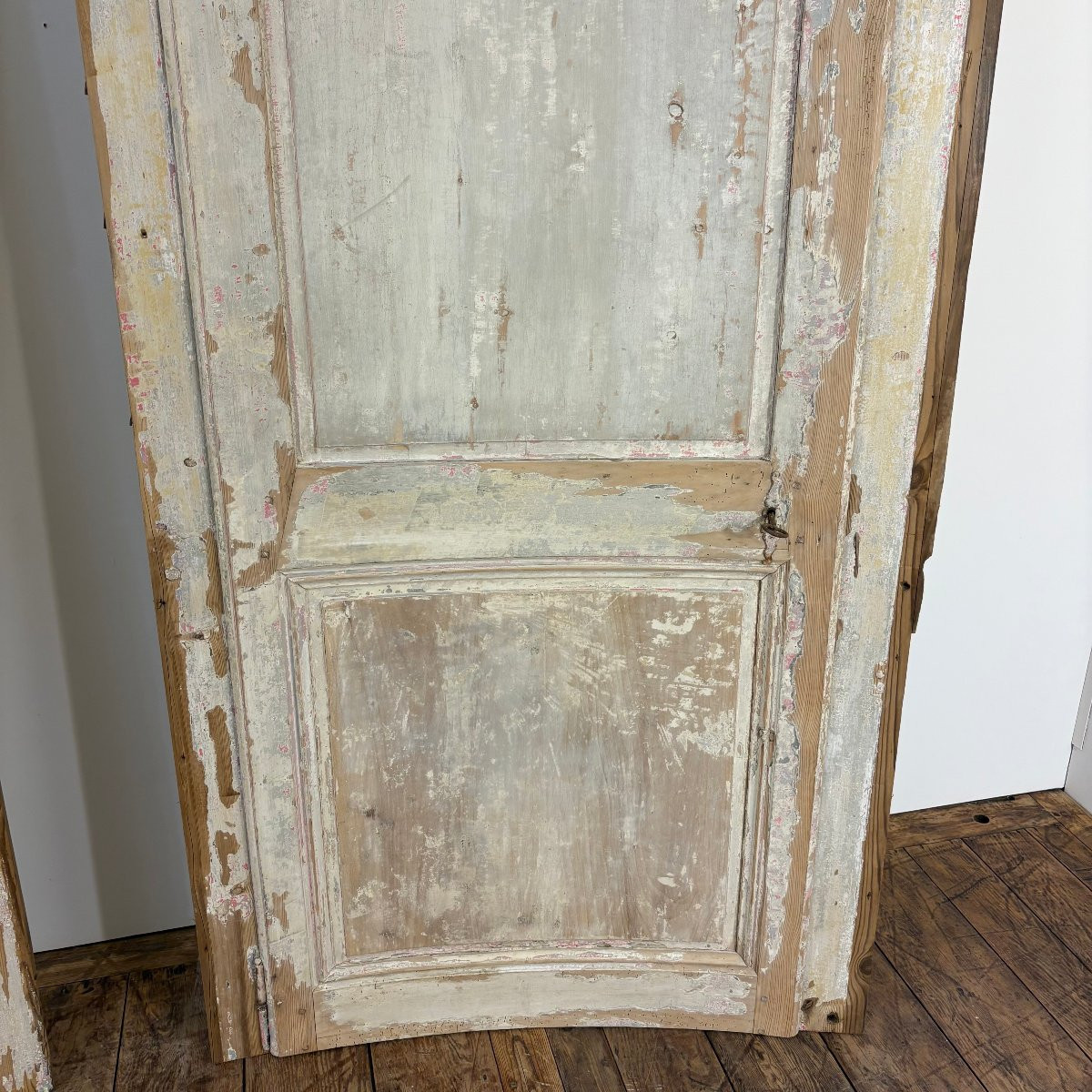 Paire de portes concaves XVIIIe-photo-1